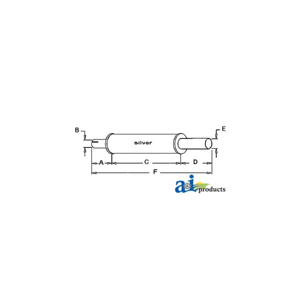 Muffler 23" x7" x7"